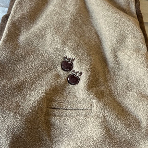 Okie Dokie Tan bunting bag and snow suit with Puppy Design - Picture 6 of 9